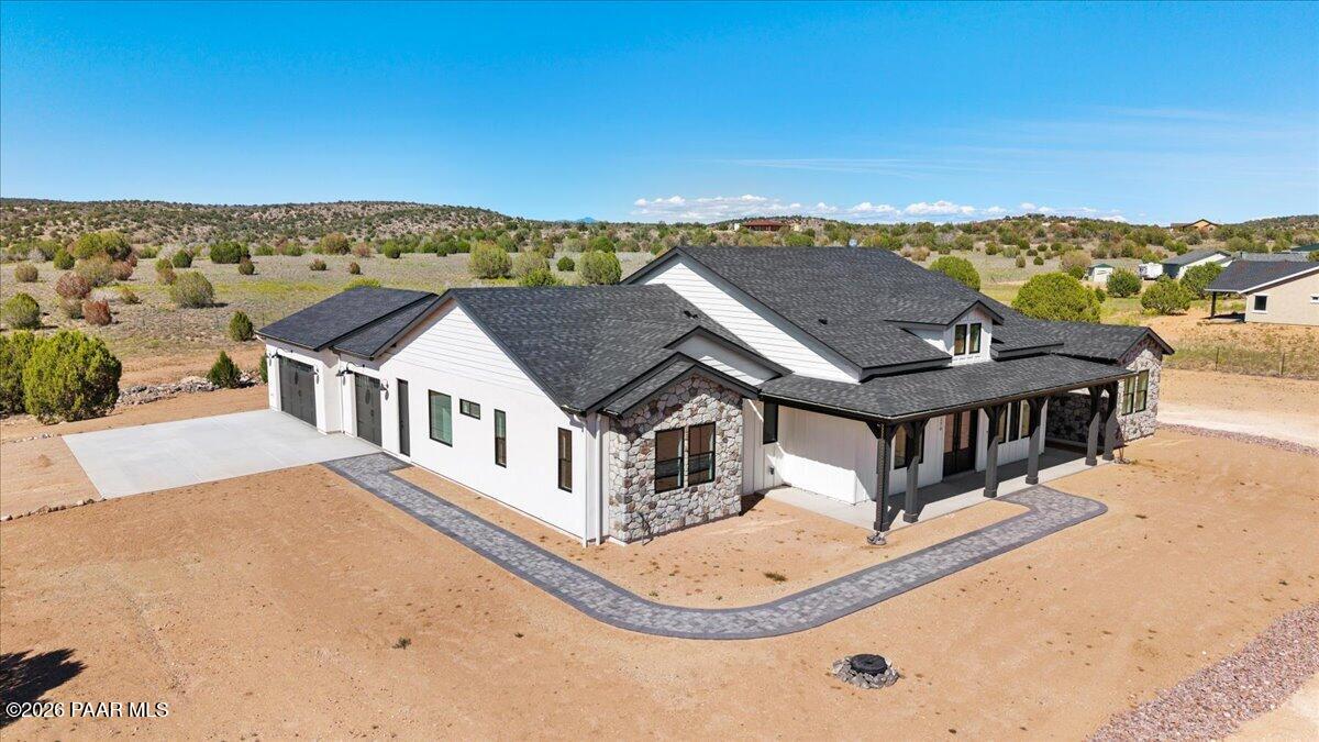 1170 East Cougar Ridge Road Paulden, AZ 86334 - Photo 51 of 59 Aerial View Front
