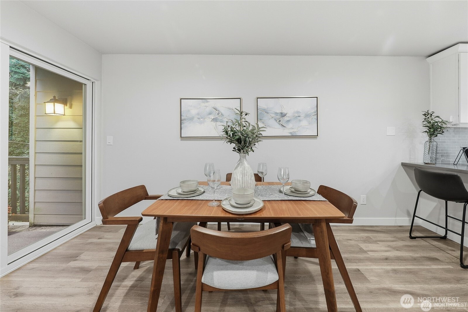 1940 North Northgate Way Seattle, WA 98133 - Photo 7 of 22 a view of a dining room with furniture and wooden floor