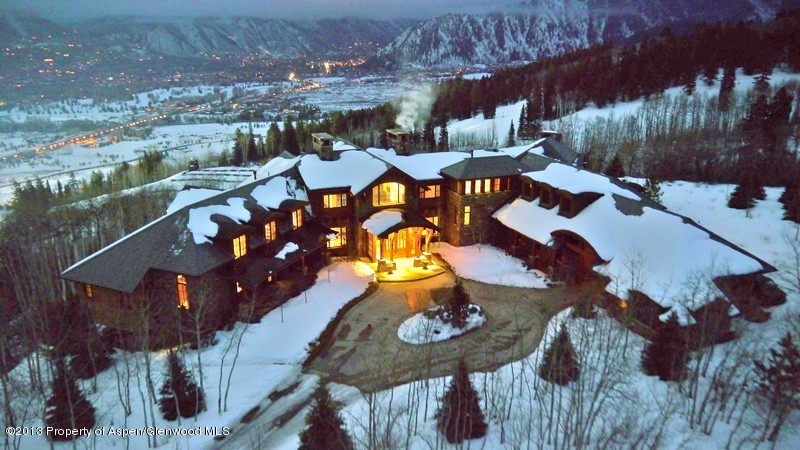 360 Eagle Pines Drive Aspen, CO 81611 - Photo 36 of 40 an aerial view of residential house with outdoor space and seating