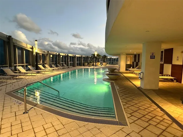 a picture of view of outdoor space with seating area