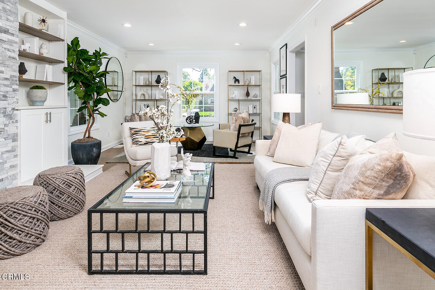 3333 Yorkshire Road Pasadena, CA 91107 - Photo 6 of 34 a living room with furniture kitchen view and a large window