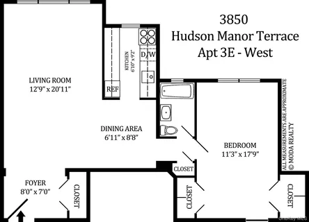 $229,000 | 3850 Hudson Manor Terrace, Unit 3EW | Riverdale