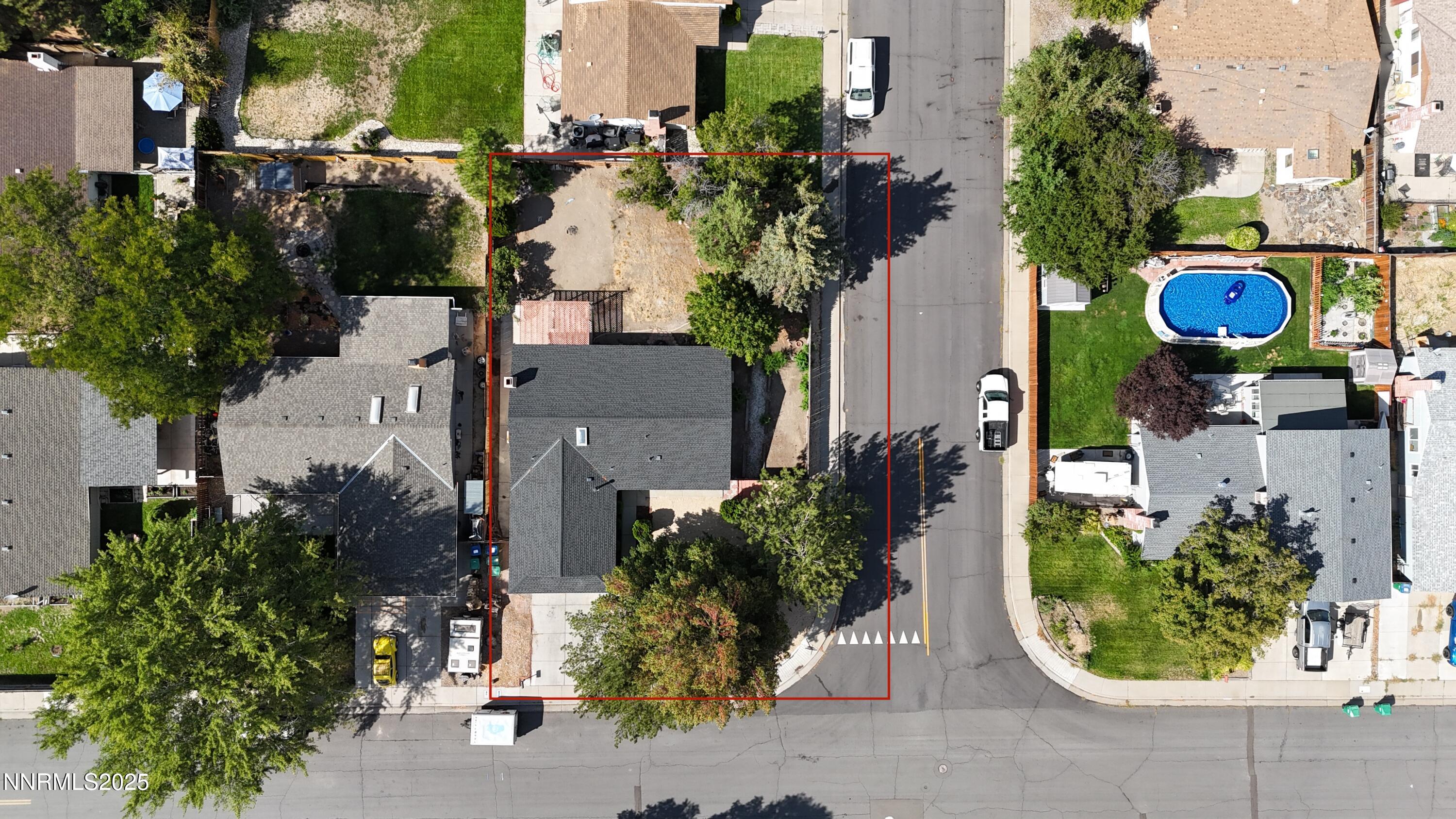 4205 Santa Maria Drive Reno, NV 89502 - Photo 3 of 23 an aerial view of a house with garden