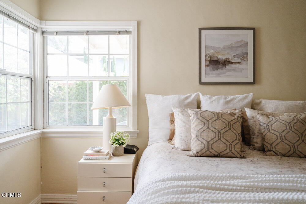 1795 Sonoma Drive Altadena, CA 91001 - Photo 18 of 29 a bedroom with bed and a large window