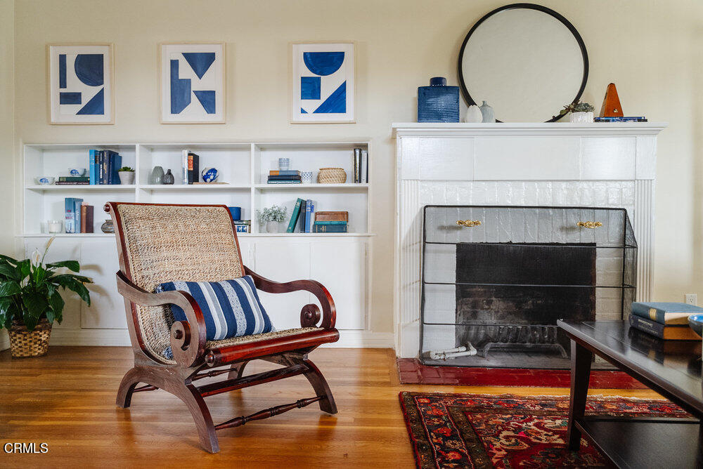 1795 Sonoma Drive Altadena, CA 91001 - Photo 5 of 29 a living room with furniture and a fireplace