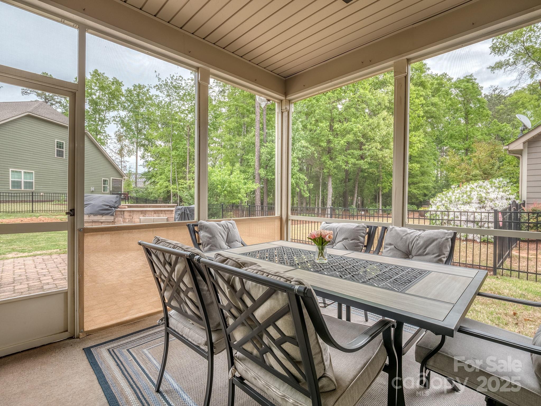 140 Halifax Drive Fort Mill, SC 29707 - Photo 32 of 38 a view of an outdoor dining space with furniture and outside view