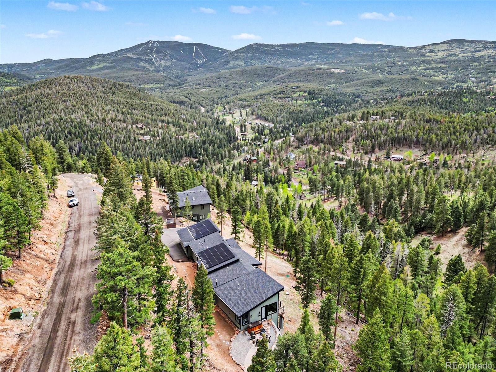 7231 Timber Trail Road Evergreen, CO 80439 - Photo 35 of 35 an aerial view of multiple house