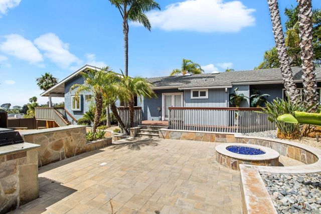 a view of swimming pool with a patio