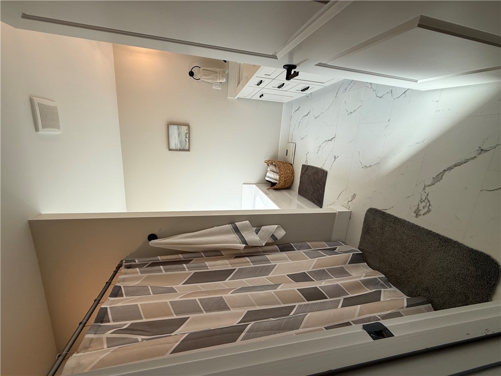 119 Dobbins Road Townville, SC 29689 - Photo 14 of 25 This bathroom offers elegant tile work and practical fixtures.