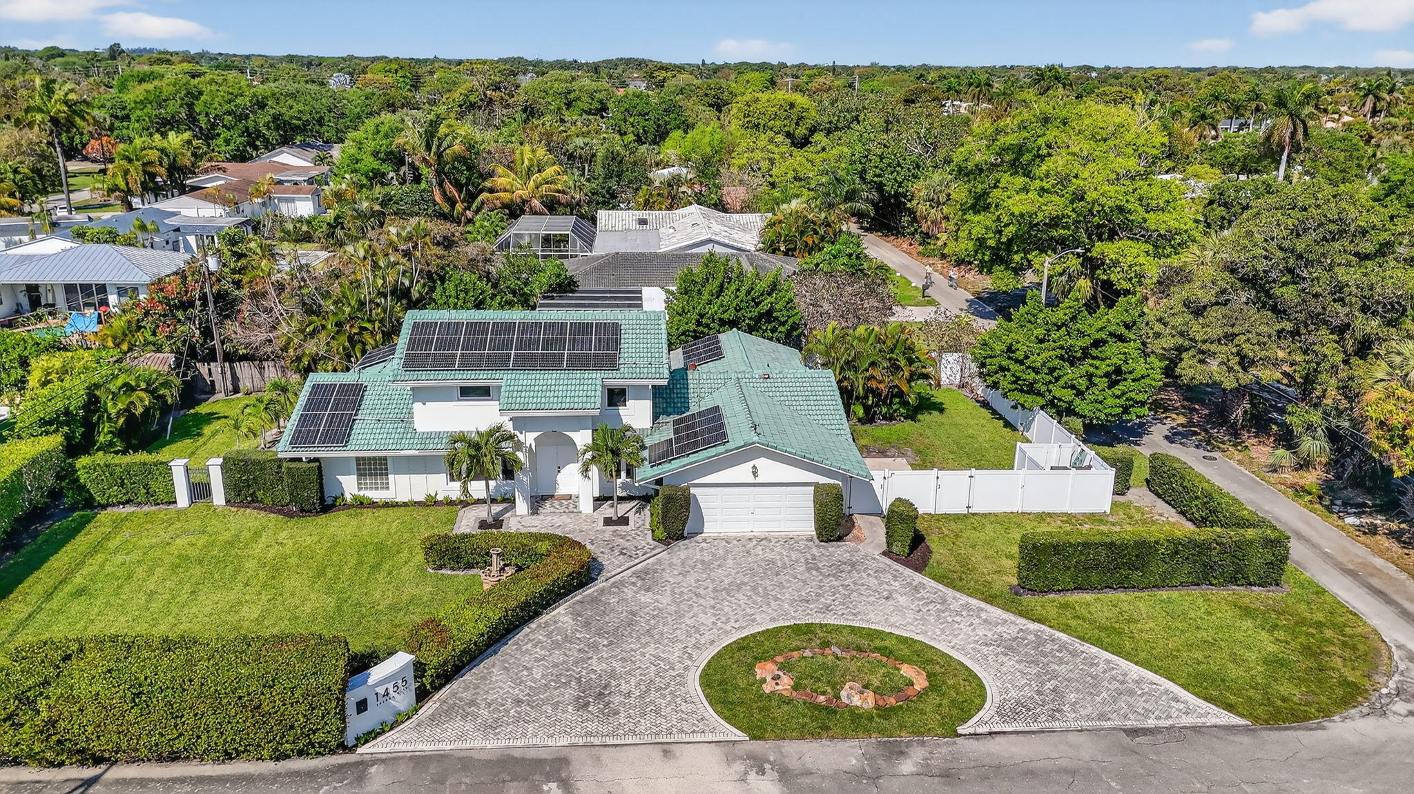 1455 Isabel Road East Boca Raton, FL 33486 - Photo 30 of 33 an aerial view of a house