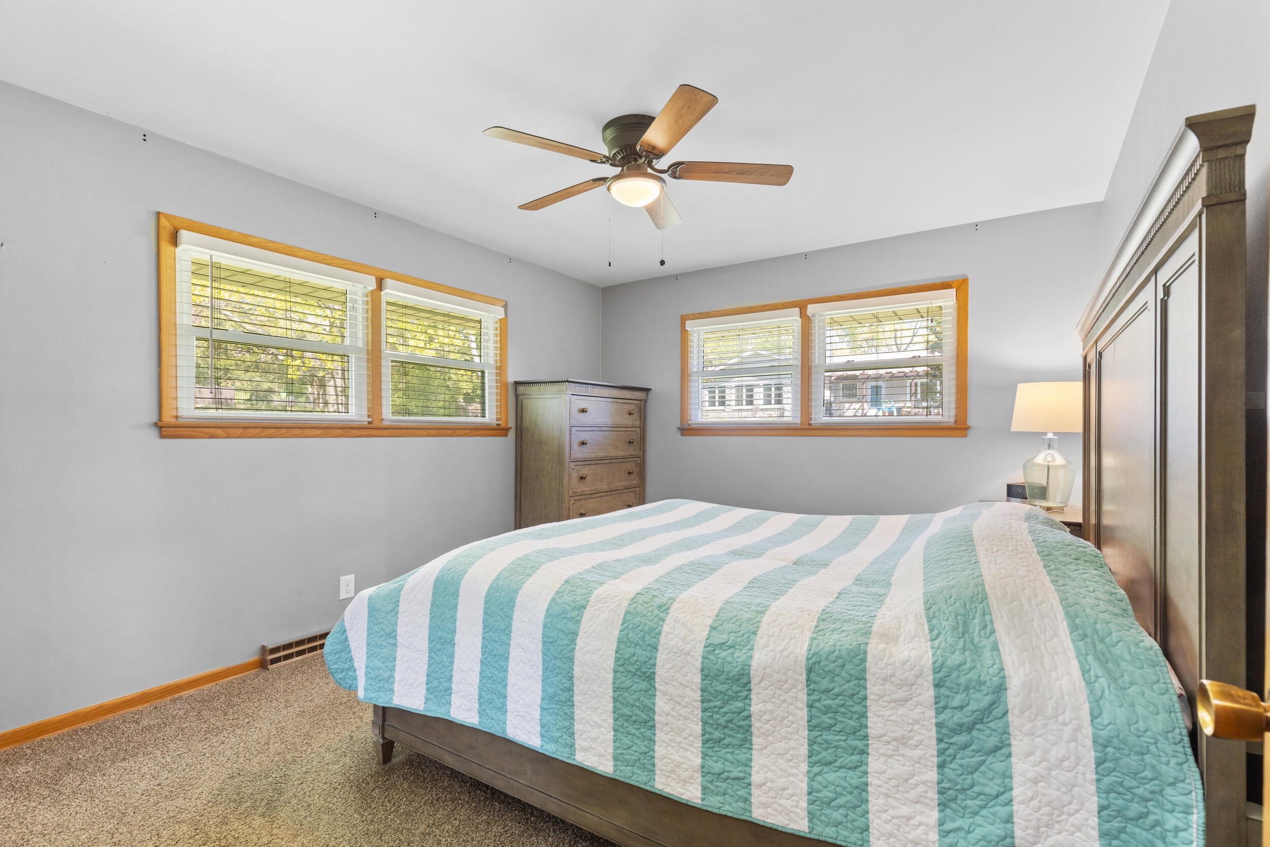 575 Kenmar Road Brookfield, WI 53005 - Photo 13 of 38 Primary Bedroom with Natural Light