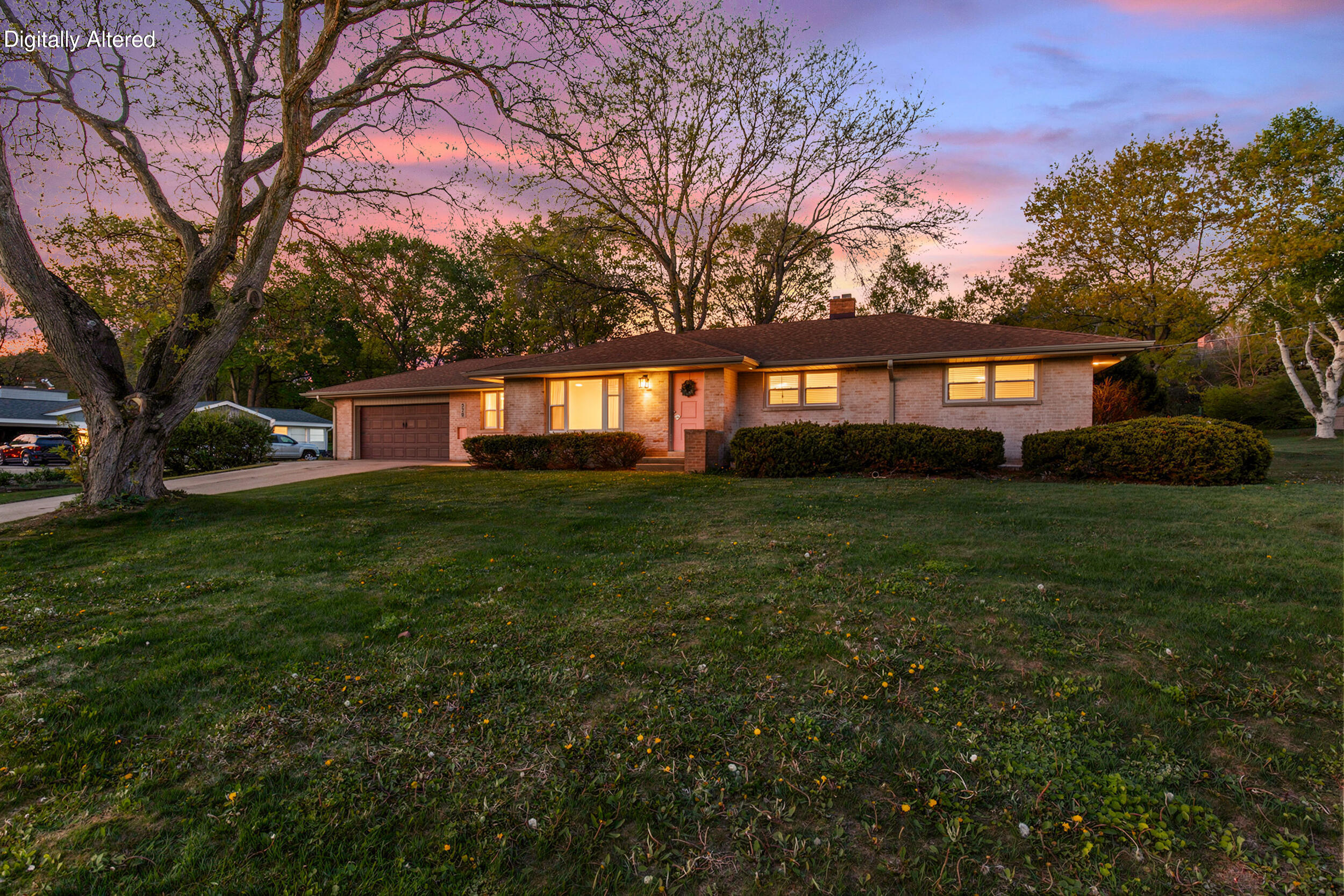 575 Kenmar Road Brookfield, WI 53005 - Photo 28 of 38 Beautiful Evening Exterior