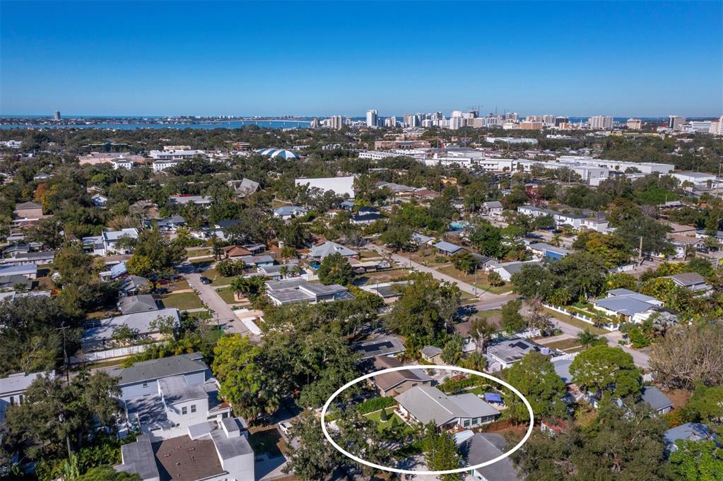 2421 Prospect Street Sarasota, FL 34239 - Photo 3 of 26 an aerial view of multiple house