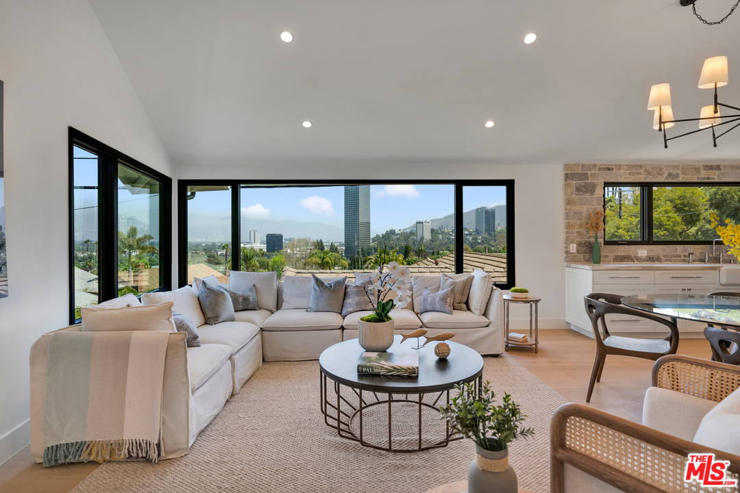 3614 Willowcrest Avenue Studio City, CA 91604 - Photo 11 of 43 a living room with furniture and a large window