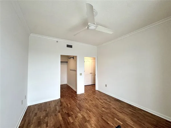 wooden floor in an empty room