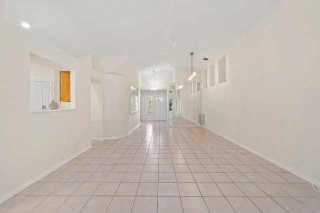 a view of a room with a natural light