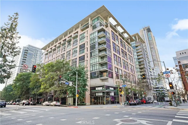 a front view of a building