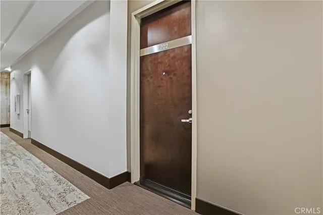 a view of front door