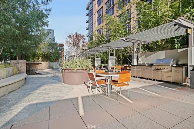 a view of balcony with outdoor seating