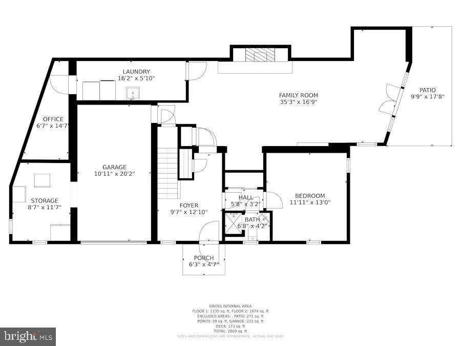 6002 Winnebago Road Bethesda, MD 20816 - Photo 53 of 54 Entry-level floor plan