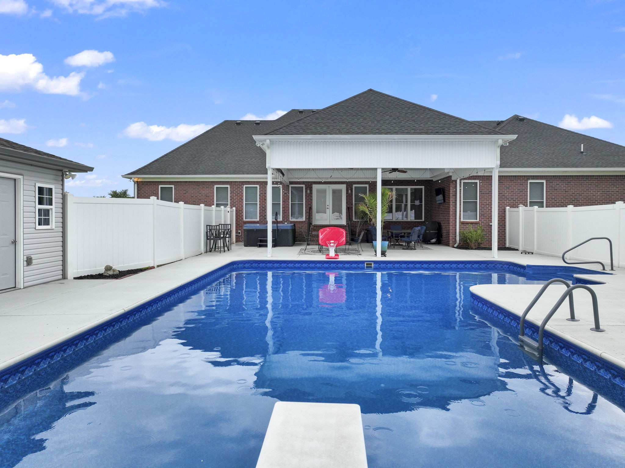 11237 Newtown Road Unionville, TN 37180 - Photo 35 of 46 a view of outdoor space yard deck and patio