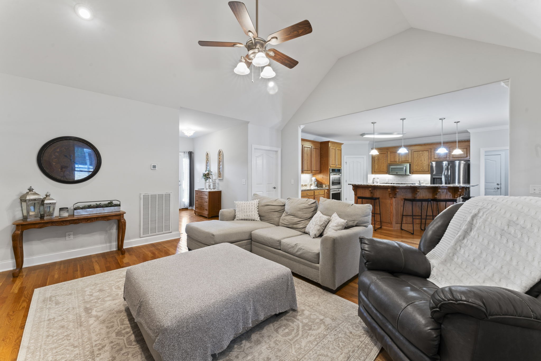 11237 Newtown Road Unionville, TN 37180 - Photo 8 of 46 a living room with furniture and a wooden floor