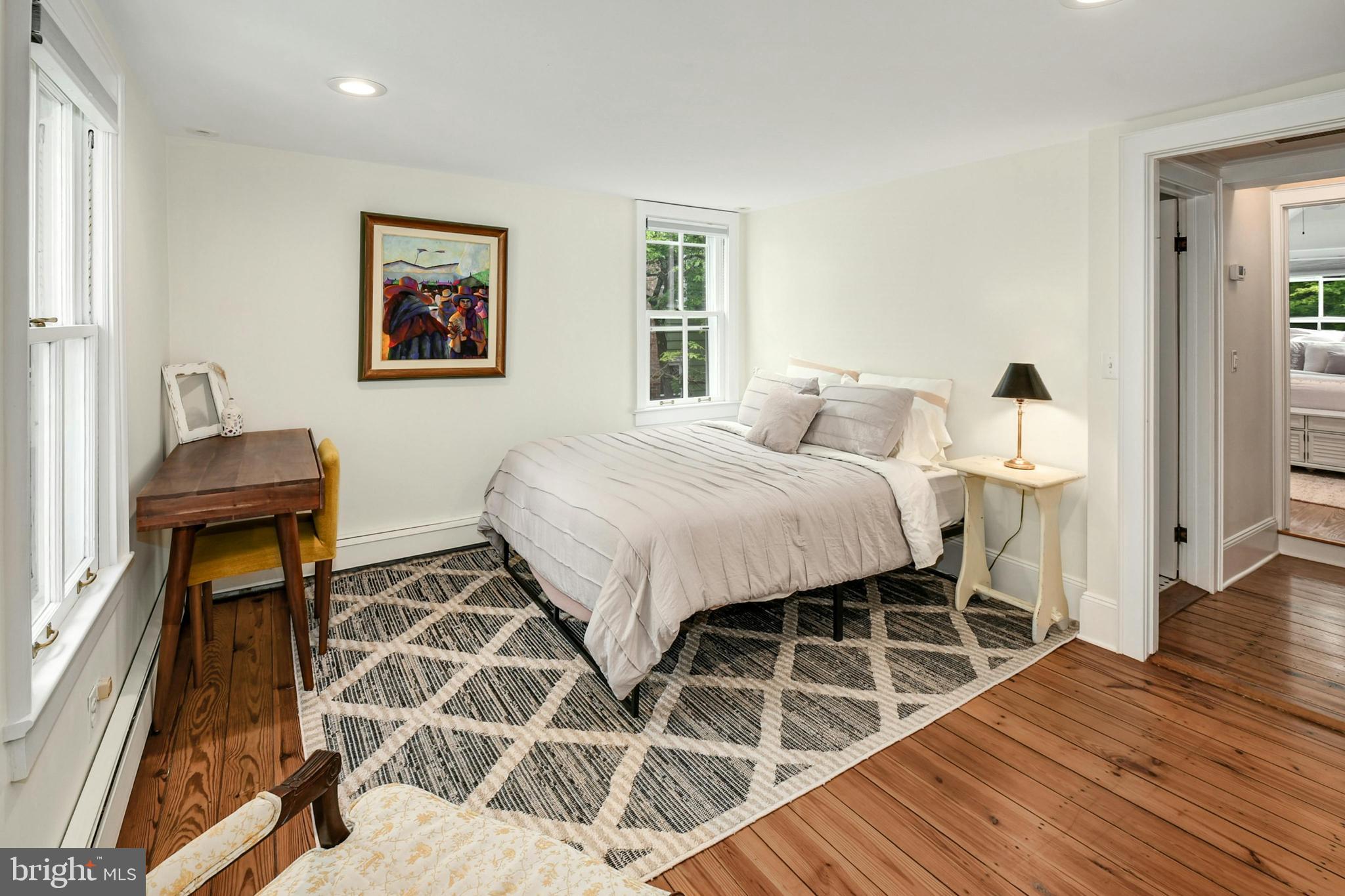 155 Old Philadelphia Road Riegelsville, PA 18077 - Photo 20 of 42 a bedroom with double bed and a window