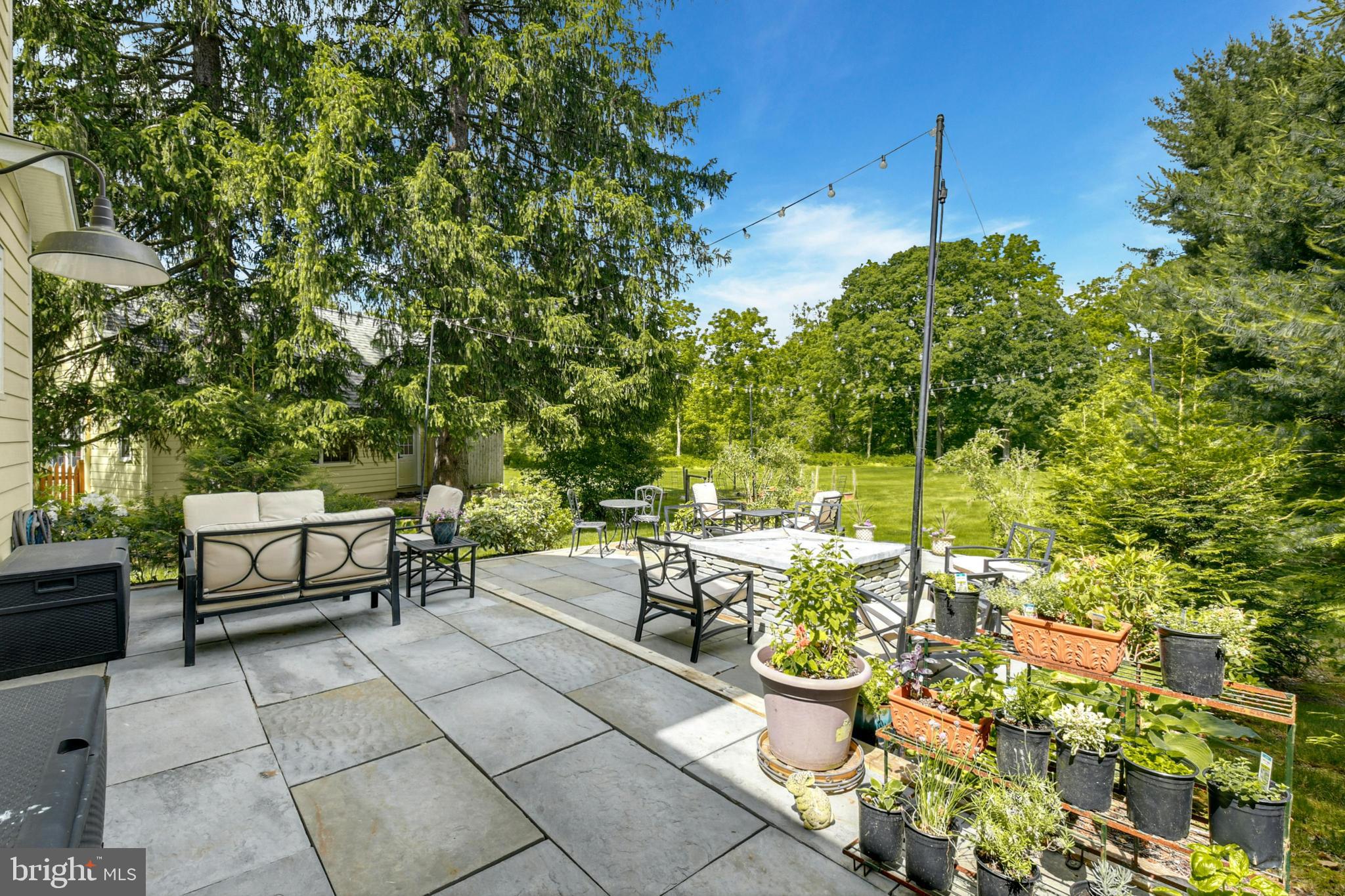 155 Old Philadelphia Road Riegelsville, PA 18077 - Photo 25 of 42 a view of a chairs and table in a patio