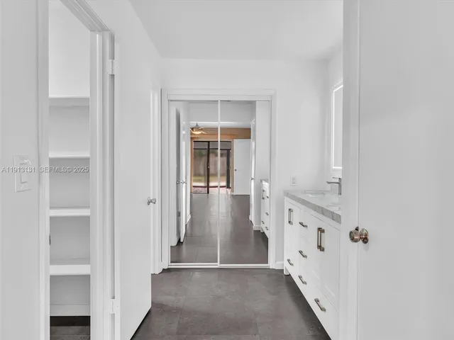 a view of walk in closet