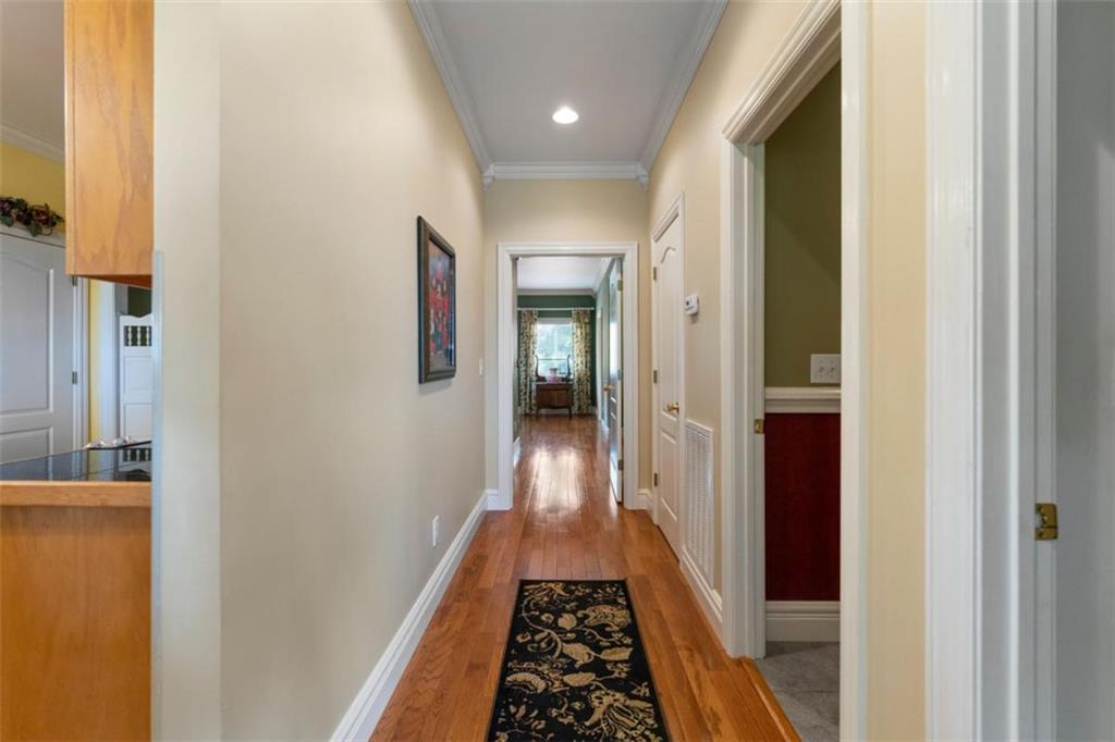300 Ellis Road Southeast Rome, GA 30161 - Photo 22 of 46 a view of hallway with wooden floor