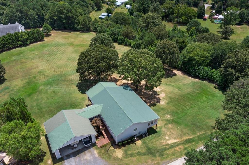 300 Ellis Road Southeast Rome, GA 30161 - Photo 45 of 46 an aerial view of a house with pool yard and outdoor seating