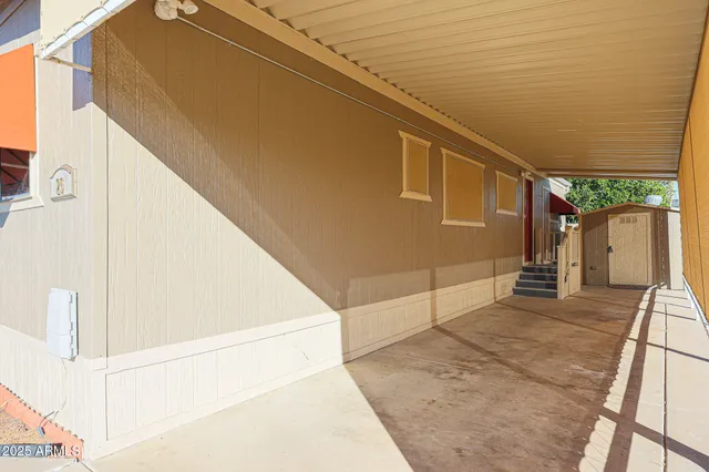 a view of front door