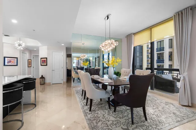 a view of a city from a balcony