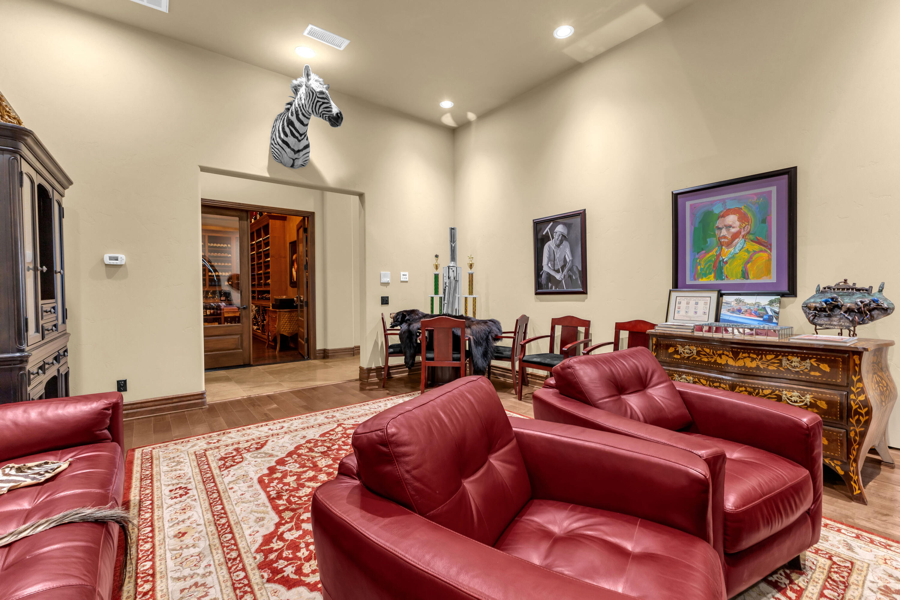 39345 San Ignacio Road Hemet, CA 92544 - Photo 47 of 110 a living room with furniture a rug and a flat screen tv