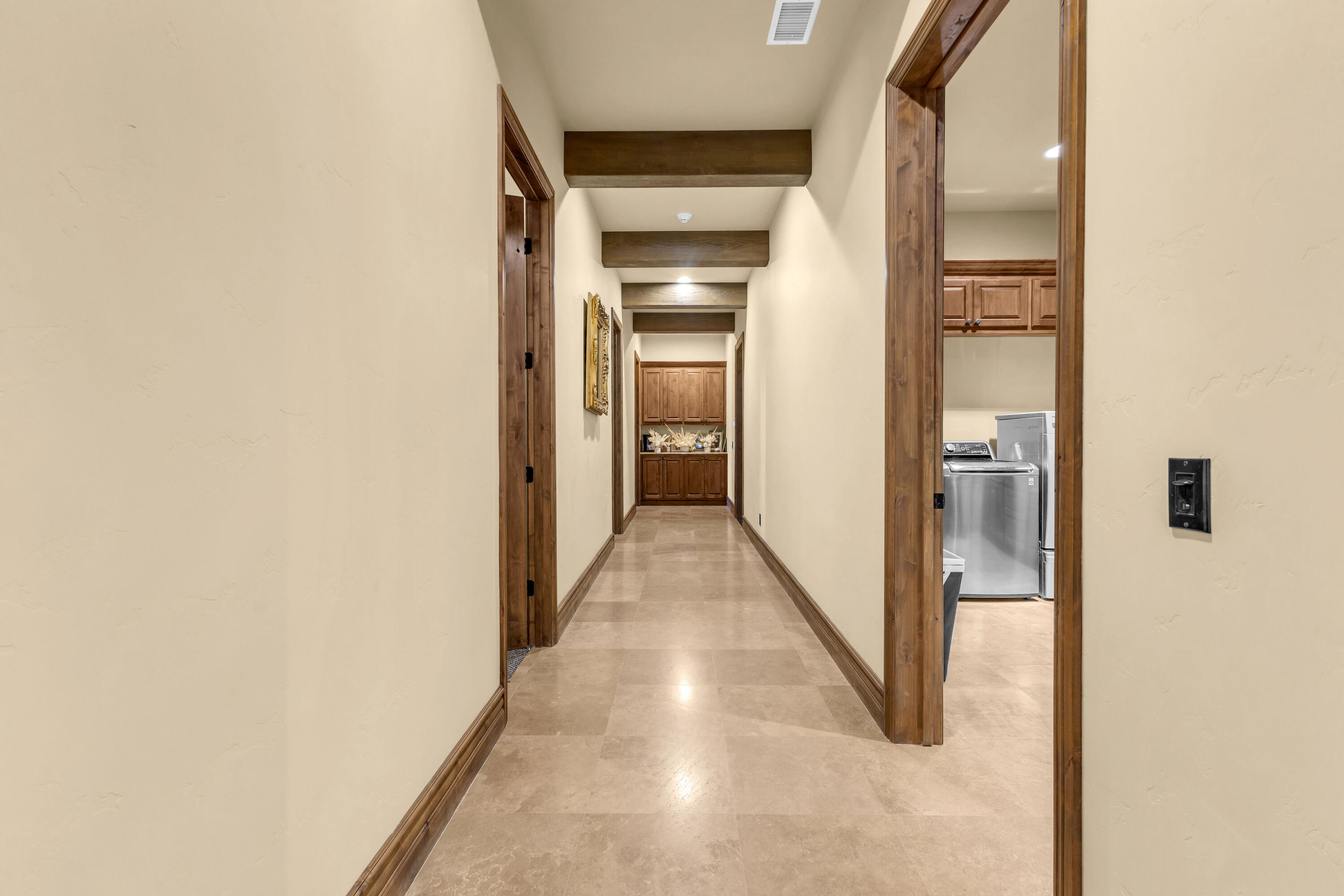 39345 San Ignacio Road Hemet, CA 92544 - Photo 60 of 110 a view of a hallway with wooden floor