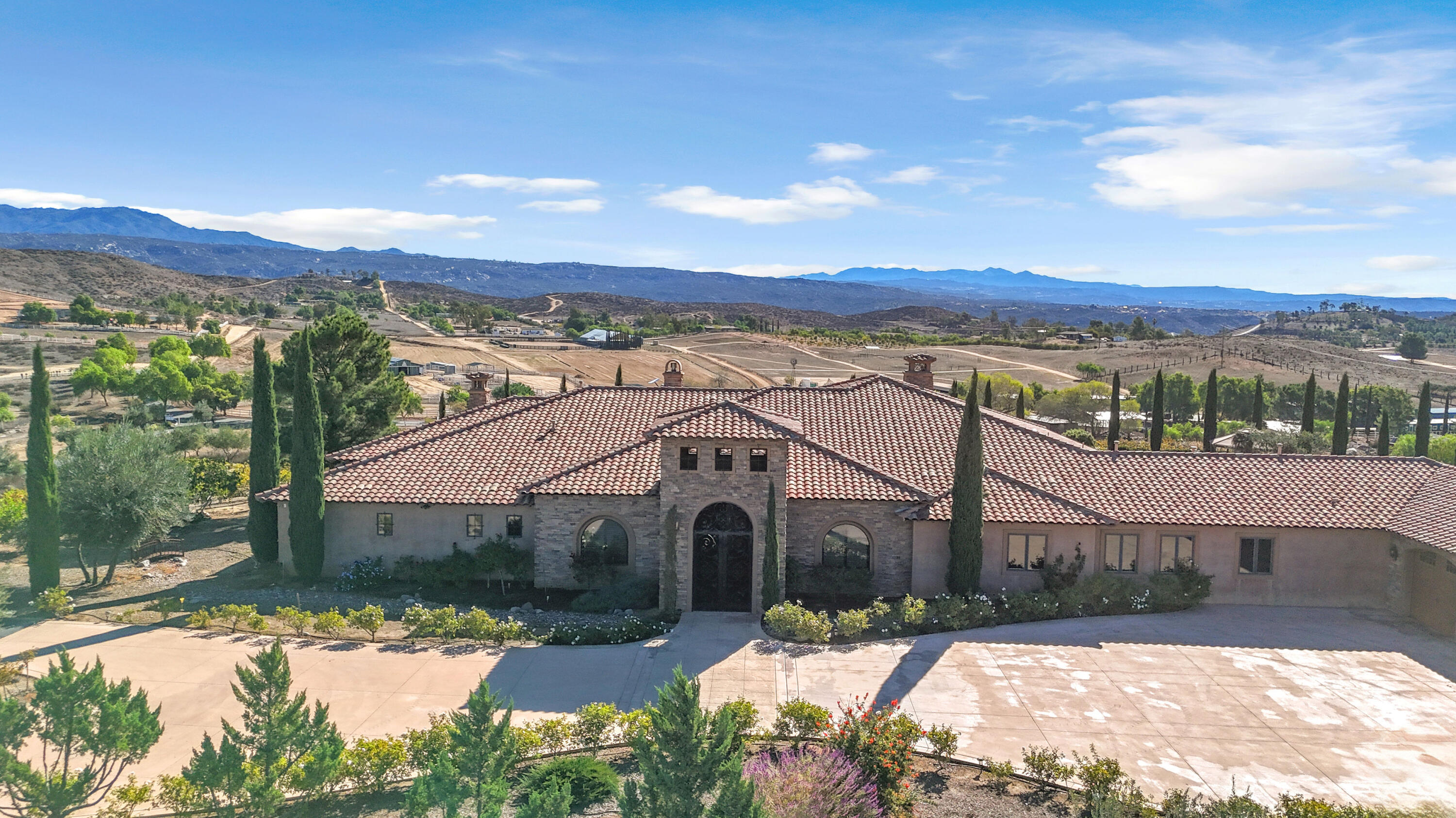 39345 San Ignacio Road Hemet, CA 92544 - Photo 94 of 110 a view of a house with a yard