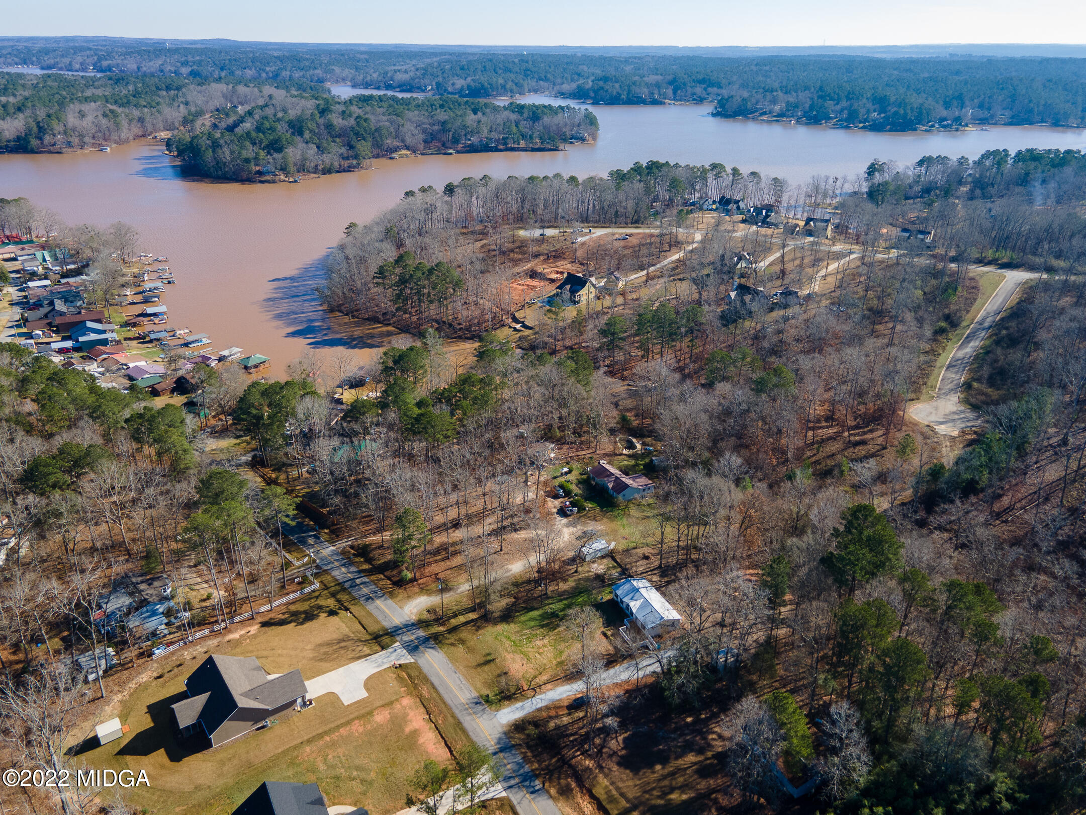 170 Arrow Point Road Jackson, GA 30233 - Photo 35 of 37 an aerial view of house with outdoor space
