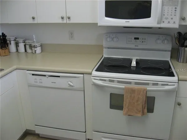 a close view of washer and dryer