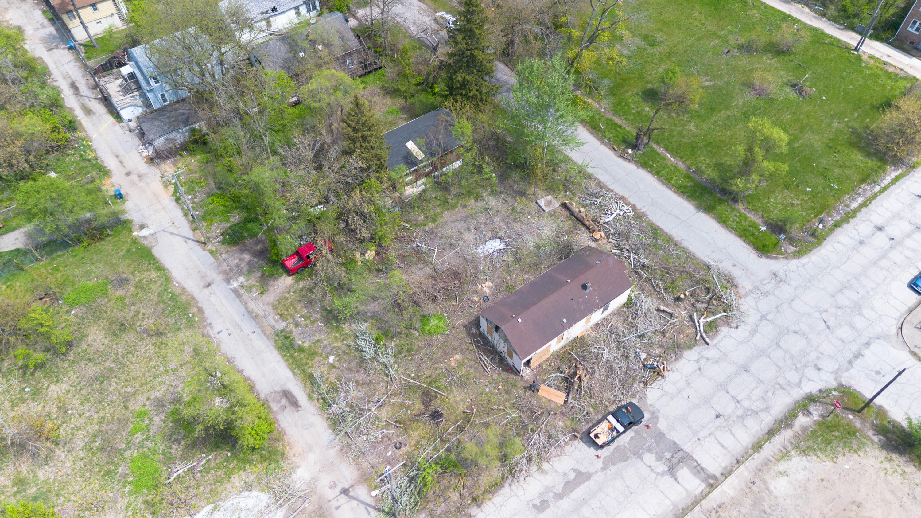 2668 Madison Street Gary, IN 46407 - Photo 7 of 13 a view of a yard with plants
