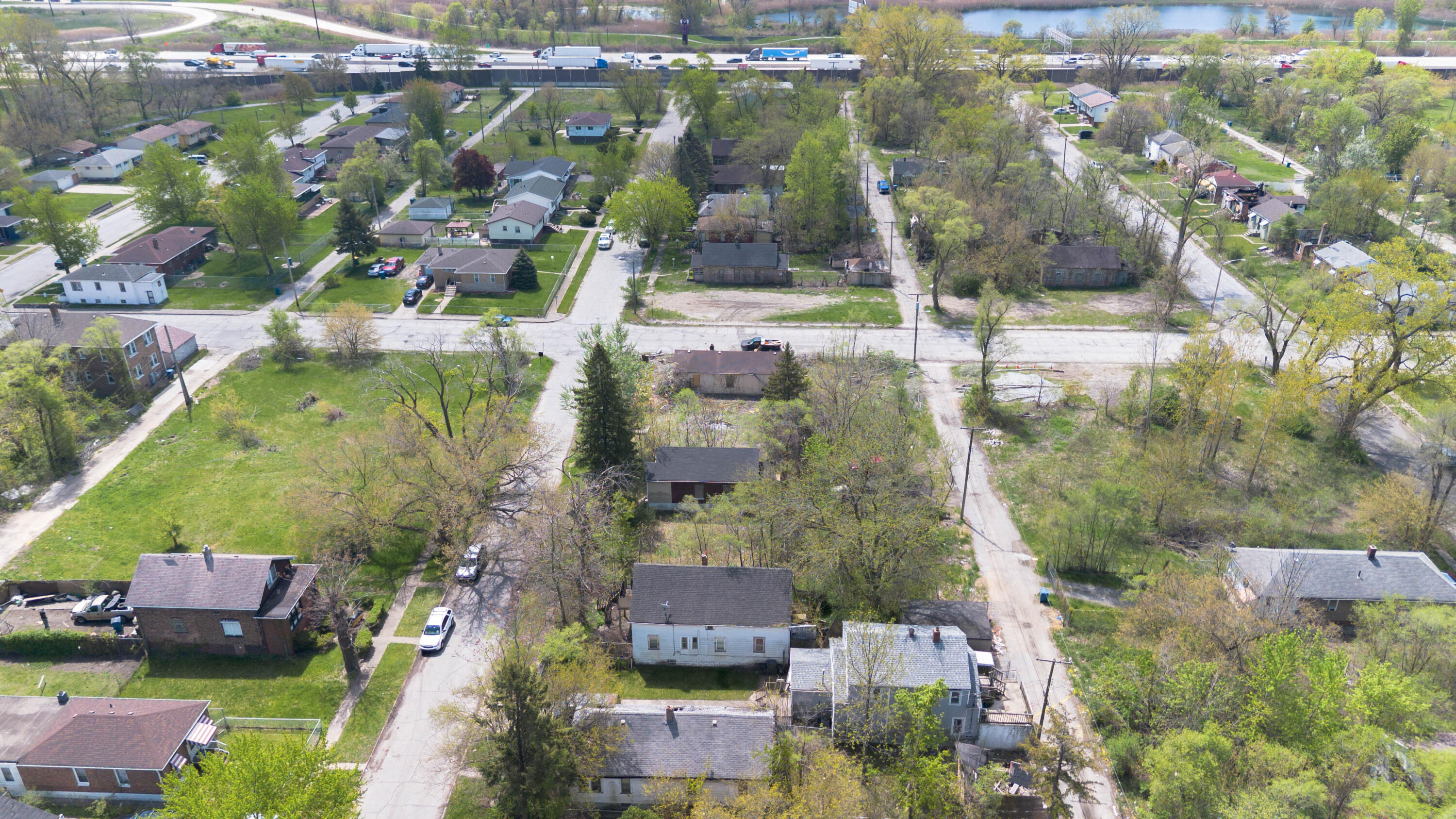 2668 Madison Street Gary, IN 46407 - Photo 10 of 13 a aerial view of a city