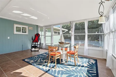 a view of a backyard of a house