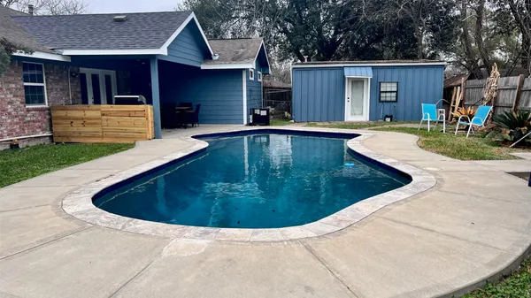 a view of outdoor space yard and deck