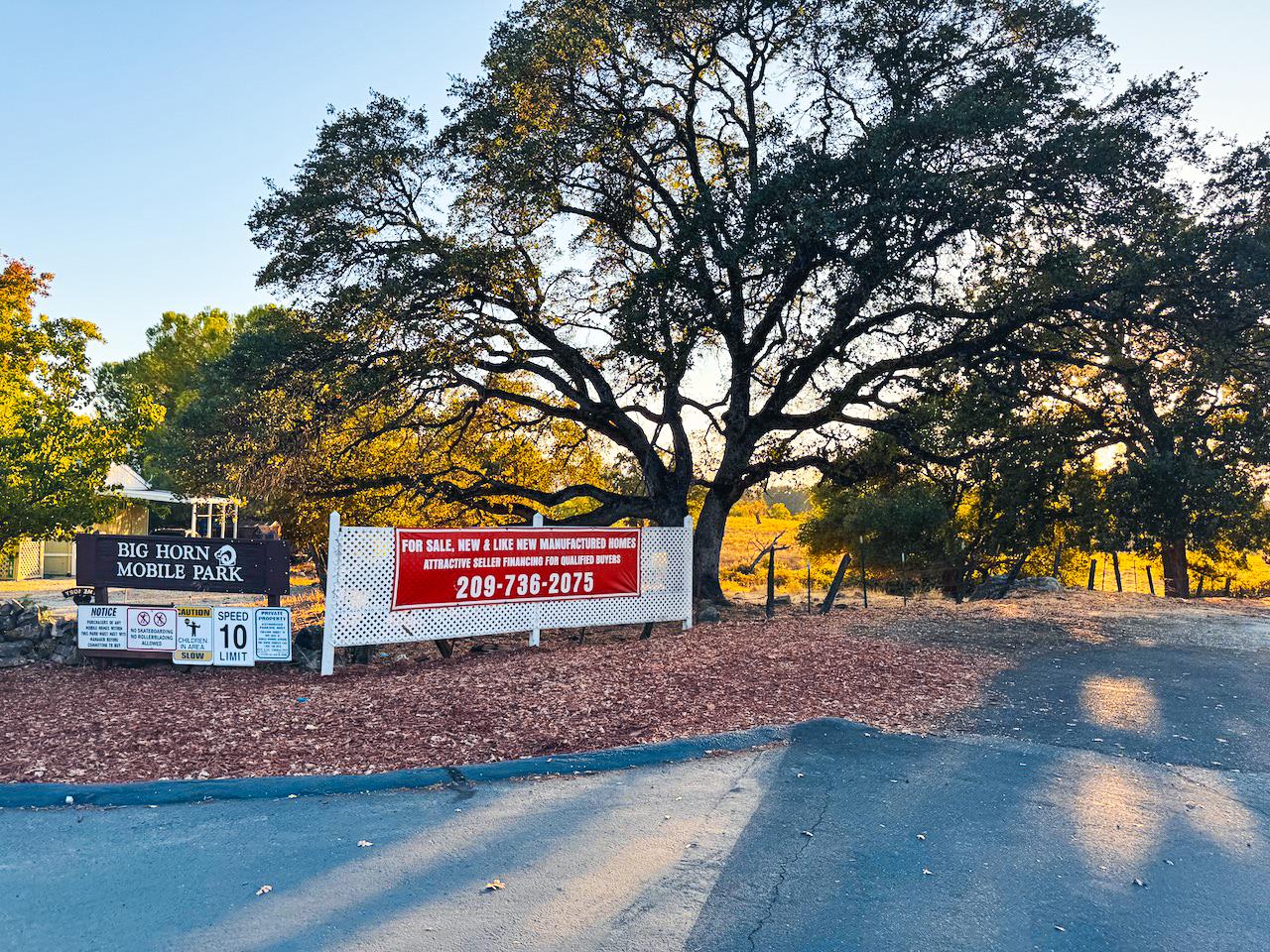 314 South Main Street, Unit 187 Angels Camp, CA 95222 - Photo 4 of 27 a sign that is on the side of the road