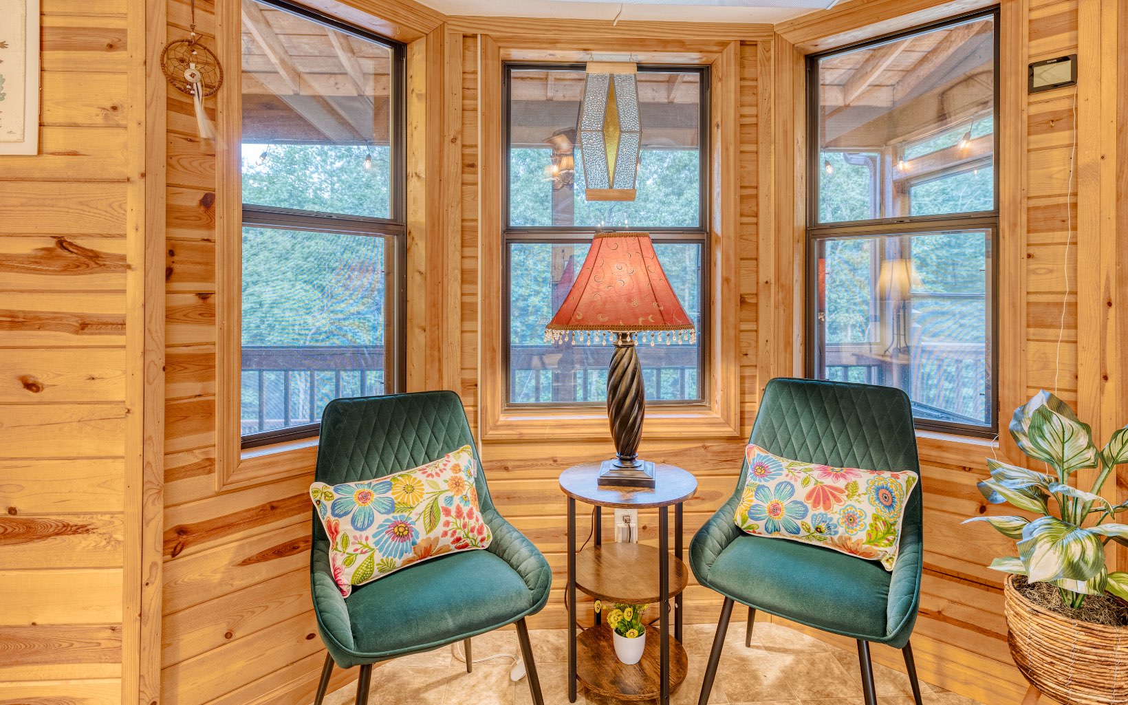 271 Rolling Hill Morganton, GA 30560 - Photo 17 of 69 a lamp room with furniture and a window