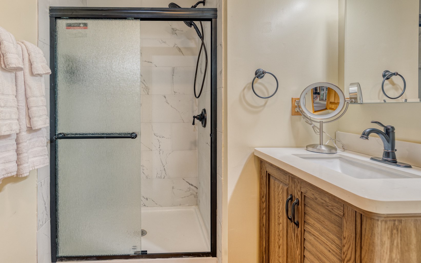 271 Rolling Hill Morganton, GA 30560 - Photo 29 of 69 a bathroom with a sink and a mirror