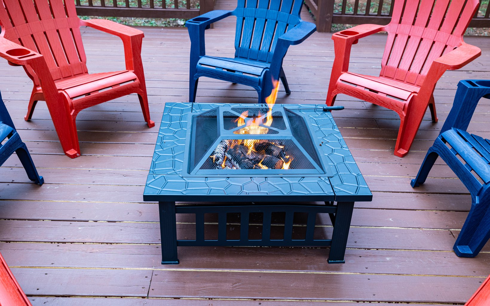 271 Rolling Hill Morganton, GA 30560 - Photo 65 of 69 a wooden bench sitting in front of a building