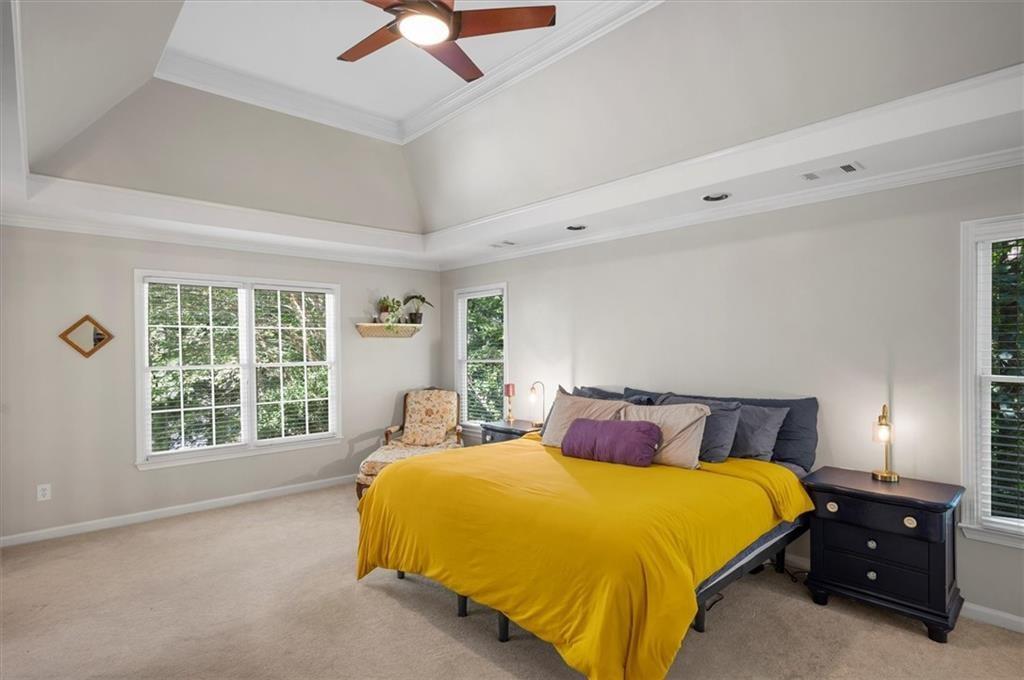 130 Belvedere Court Atlanta, GA 30350 - Photo 36 of 59 a bedroom with a bed and window