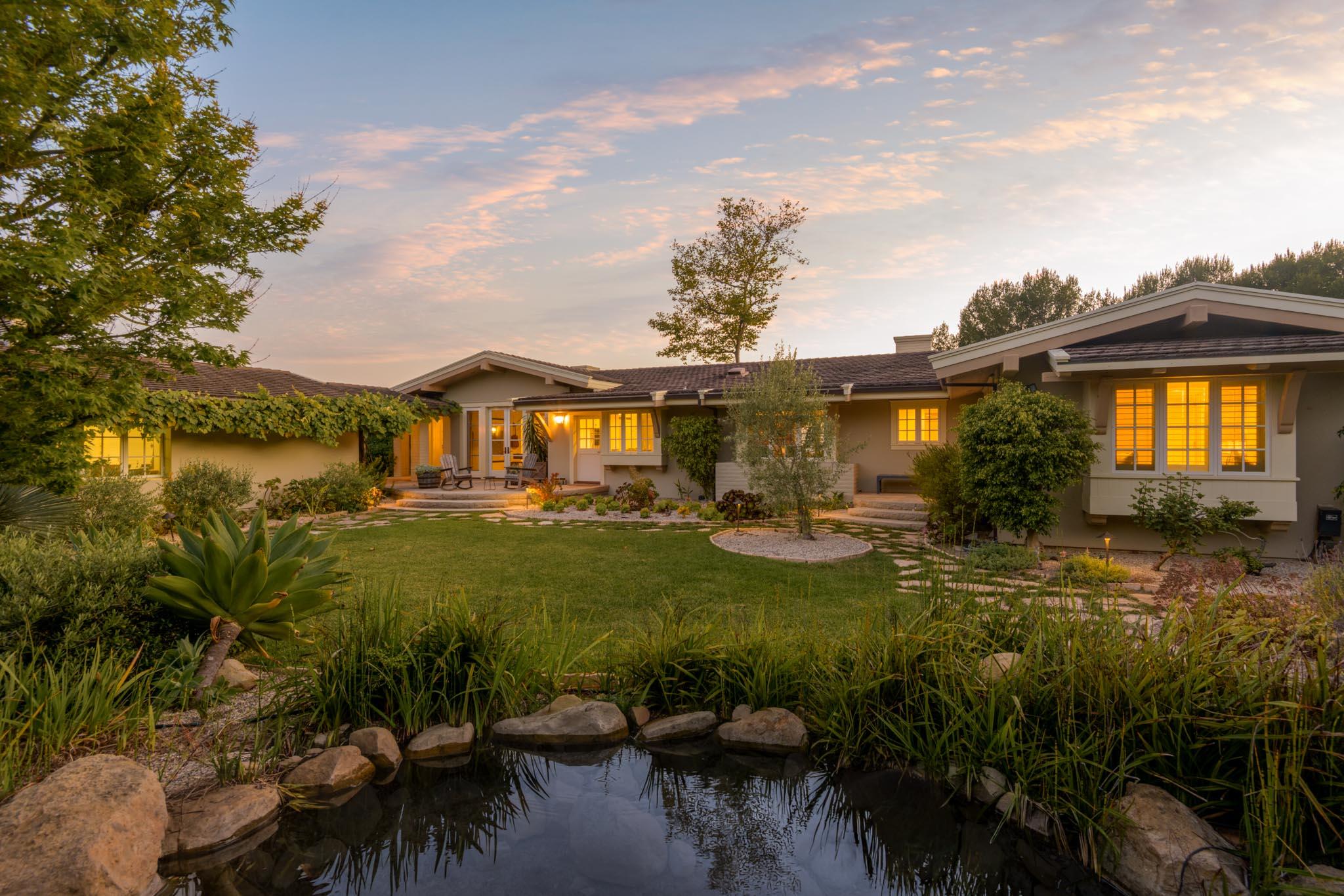 320 Ortega Ridge Road Summerland, CA 93067 - Photo 16 of 17 Pond View