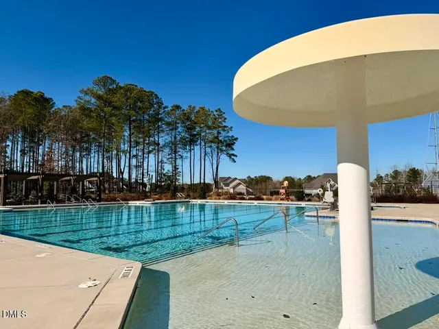 a view of a wooden floor in a house