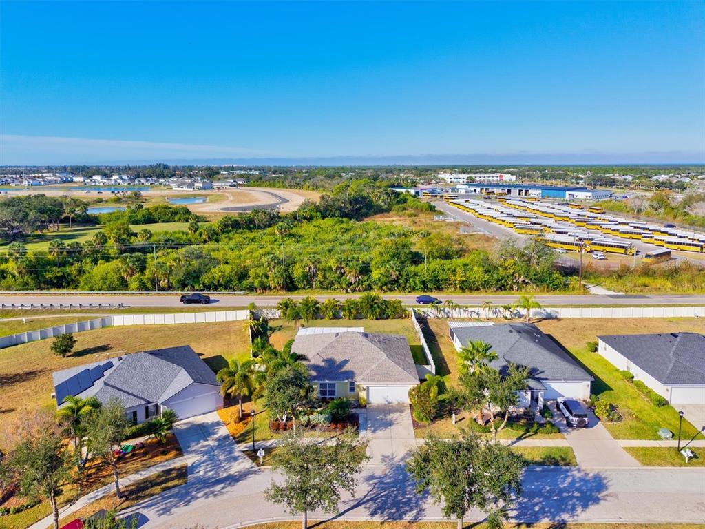 5213 Moon Shell Drive Apollo Beach, FL 33572 - Photo 32 of 69 an aerial view of ocean and residential houses with outdoor space